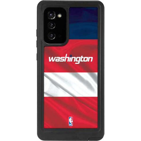 NBA Washington Wizards Away Jersey Galaxy Note20 5G Waterproof Case