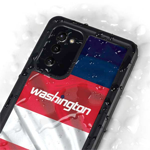 NBA Washington Wizards Away Jersey Galaxy Note20 5G Waterproof Case