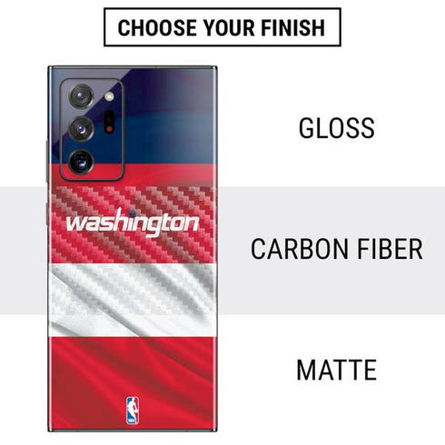 NBA Washington Wizards Away Jersey Galaxy Note20 Ultra 5G Skin