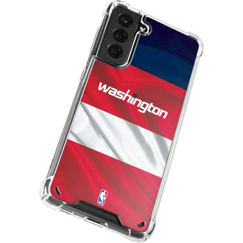 NBA Washington Wizards Away Jersey Galaxy S21 Plus 5G Clear Case