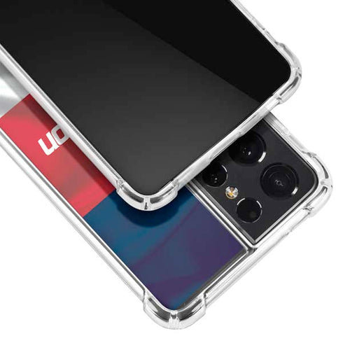 NBA Washington Wizards Away Jersey Galaxy S21 Ultra 5G Clear Case