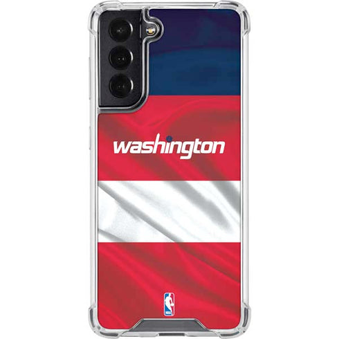 NBA Washington Wizards Away Jersey Galaxy S22 Clear Case