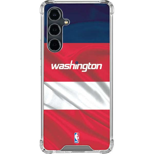 NBA Washington Wizards Away Jersey Galaxy S23 FE Clear Case