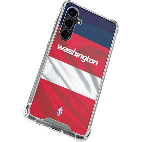 NBA Washington Wizards Away Jersey Galaxy S23 FE Clear Case