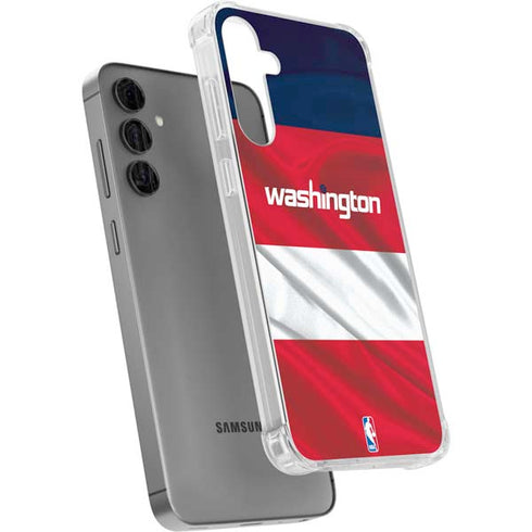 NBA Washington Wizards Away Jersey Galaxy S24 Plus Clear Case