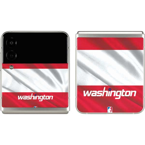 NBA Washington Wizards Away Jersey Galaxy Z Flip3 5G Skin