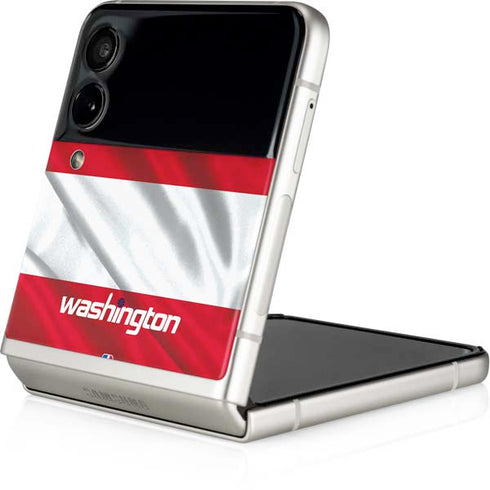 NBA Washington Wizards Away Jersey Galaxy Z Flip4 5G Skin