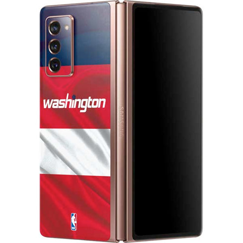 NBA Washington Wizards Away Jersey Galaxy Z Fold2 5G Skin