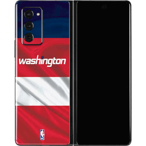 NBA Washington Wizards Away Jersey Galaxy Z Fold2 5G Skin