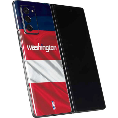 NBA Washington Wizards Away Jersey Galaxy Z Fold2 5G Skin