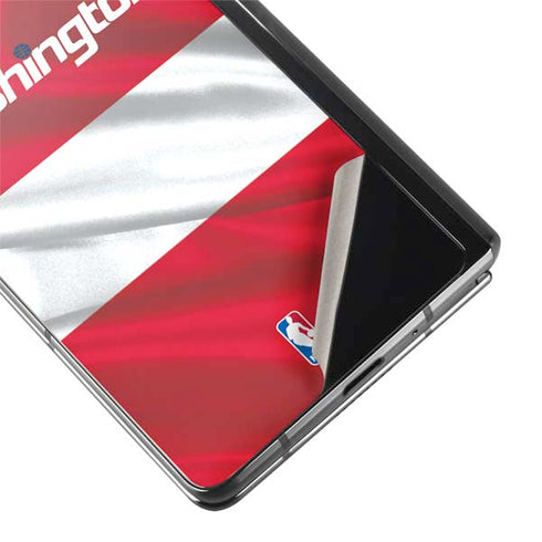 NBA Washington Wizards Away Jersey Galaxy Z Fold2 5G Skin