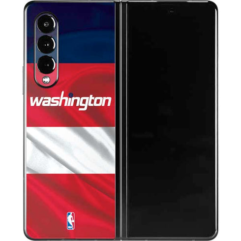 NBA Washington Wizards Away Jersey Galaxy Z Fold3 5G Skin