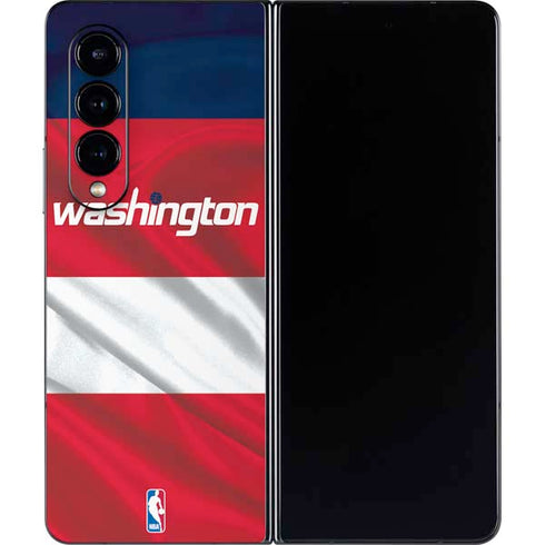 NBA Washington Wizards Away Jersey Galaxy Z Fold4 5G Skin