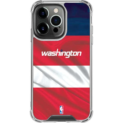 NBA Washington Wizards Away Jersey iPhone 13 Pro Clear Case