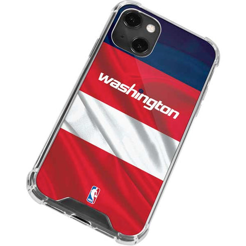 NBA Washington Wizards Away Jersey iPhone 14 Plus Clear Case