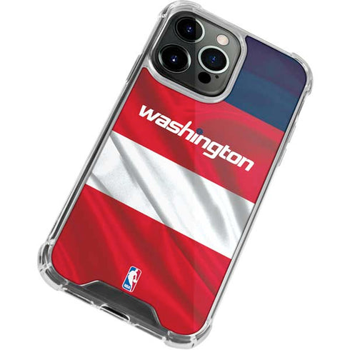 NBA Washington Wizards Away Jersey iPhone 15 Pro Max Clear Case