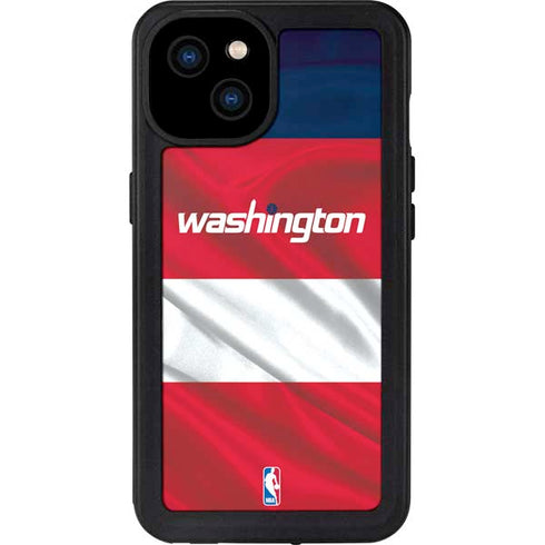 NBA Washington Wizards Away Jersey iPhone 15 Plus Waterproof Case