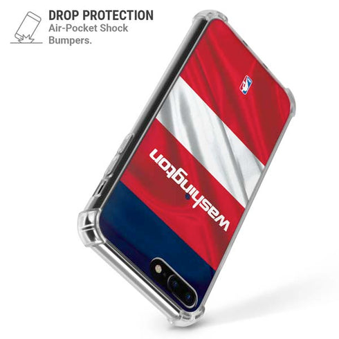 NBA Washington Wizards Away Jersey iPhone 7/8 Plus Clear Case