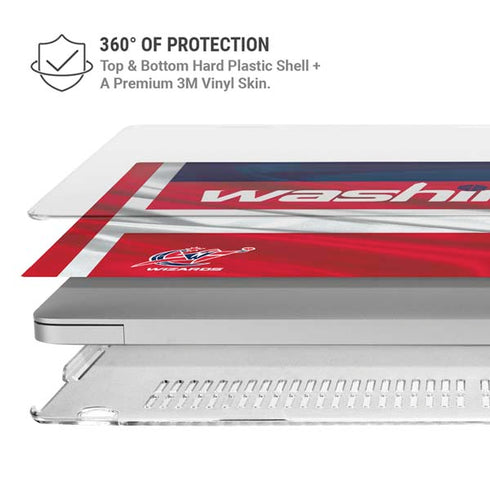 NBA Washington Wizards Away Jersey MacBook Pro 16in (2019-20) Case plus Skin