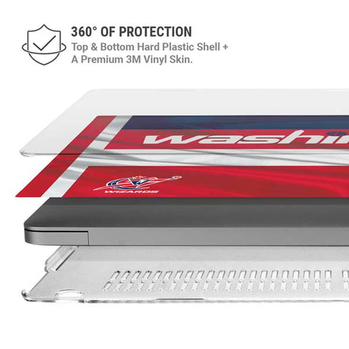 NBA Washington Wizards Away Jersey MacBook Pro 16in (2021-25) Case plus Skin
