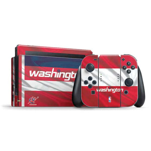 NBA Washington Wizards Away Jersey Nintendo Switch Bundle Skin