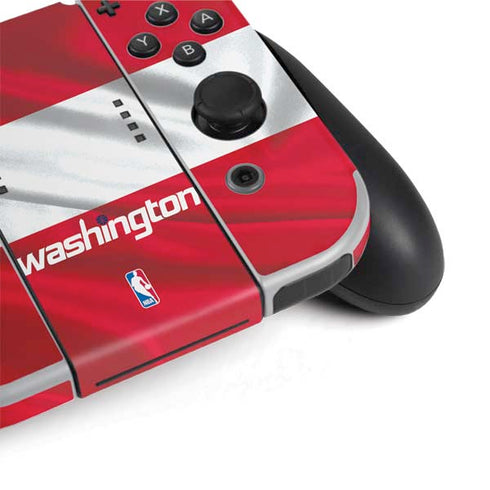 NBA Washington Wizards Away Jersey Nintendo Switch OLED (2021) Skin