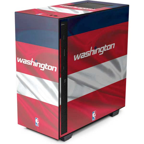 NBA Washington Wizards Away Jersey NZXT H510 Compact ATX Mid-Tower Case Skin