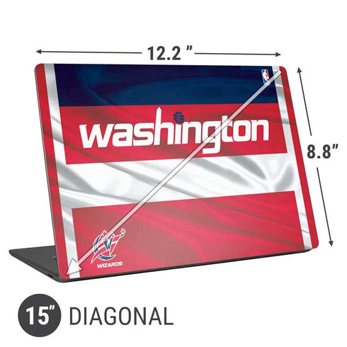 NBA Washington Wizards Away Jersey Universal Laptop 15in (12.2 x 8.8in) Skin