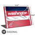 NBA Washington Wizards Away Jersey Universal Laptop 18in (14.6 x 10.6in) Skin