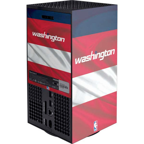 NBA Washington Wizards Away Jersey Xbox Series X Console Skin