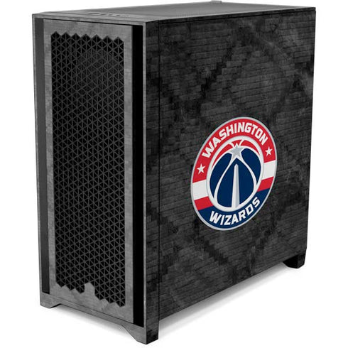 NBA Washington Wizards Black Rust Corsair 4000D Tempered Glass Mid-Tower ATX Case Skin