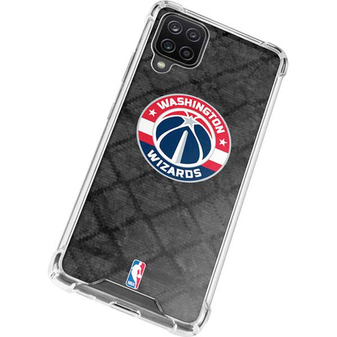 NBA Washington Wizards Black Rust Galaxy A12 Clear Case