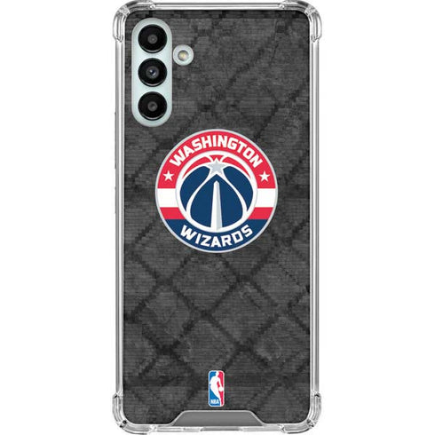 NBA Washington Wizards Black Rust Galaxy A13 5G Clear Case