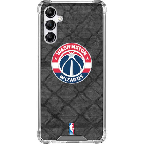 NBA Washington Wizards Black Rust Galaxy A14 5G Clear Case