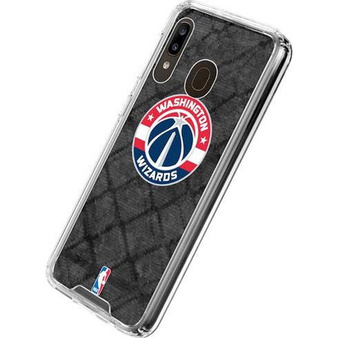 NBA Washington Wizards Black Rust Galaxy A30 Clear Case