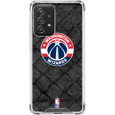 NBA Washington Wizards Black Rust Galaxy A52 5G Clear Case