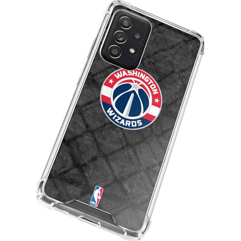 NBA Washington Wizards Black Rust Galaxy A52 5G Clear Case