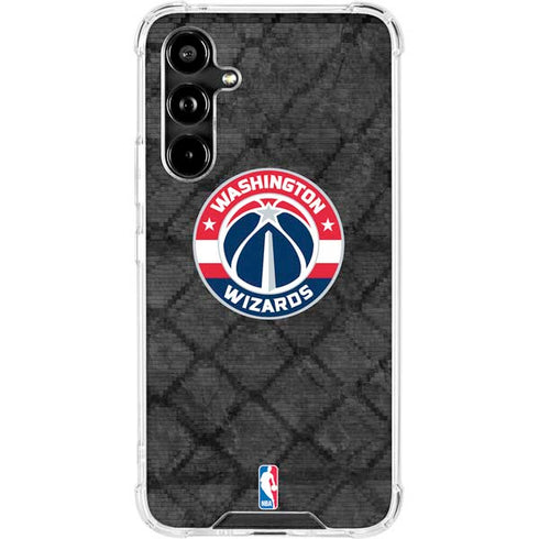 NBA Washington Wizards Black Rust Galaxy A54 5G Clear Case
