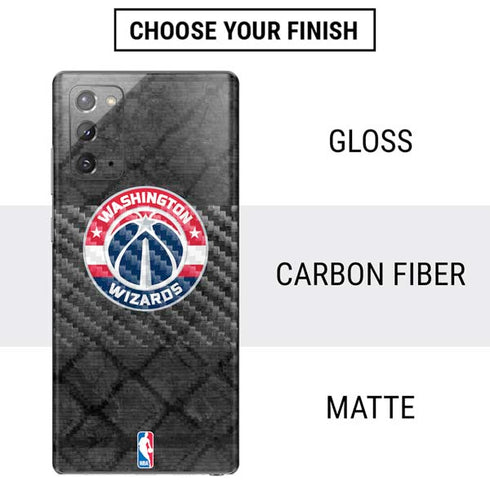 NBA Washington Wizards Black Rust Galaxy Note20 5G Skin