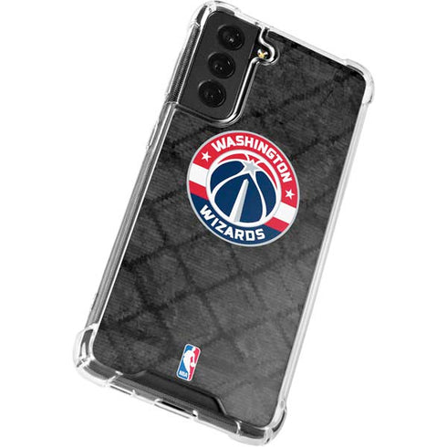 NBA Washington Wizards Black Rust Galaxy S21 FE Clear Case