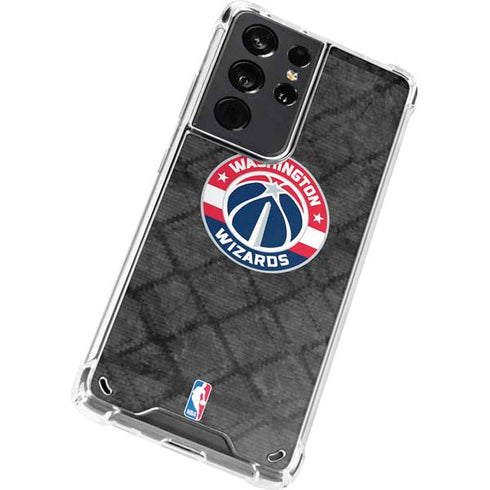 NBA Washington Wizards Black Rust Galaxy S21 Ultra 5G Clear Case