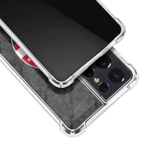 NBA Washington Wizards Black Rust Galaxy S21 Ultra 5G Clear Case