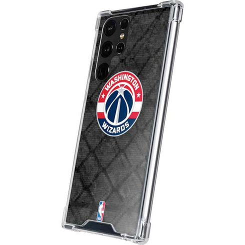 NBA Washington Wizards Black Rust Galaxy S22 Ultra Clear Case