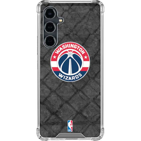 NBA Washington Wizards Black Rust Galaxy S23 FE Clear Case