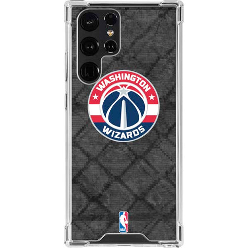 NBA Washington Wizards Black Rust Galaxy S24 Ultra Clear Case