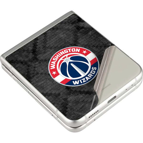NBA Washington Wizards Black Rust Galaxy Z Flip3 5G Skin