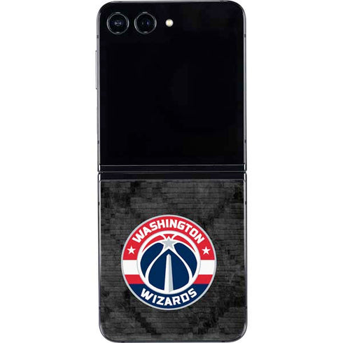 NBA Washington Wizards Black Rust Galaxy Z Flip5 5G Skin