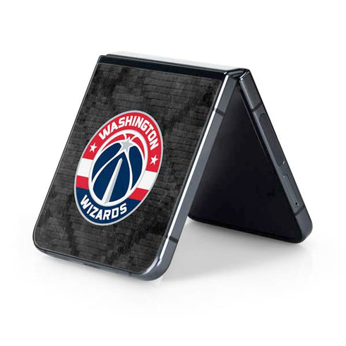 NBA Washington Wizards Black Rust Galaxy Z Flip5 5G Skin