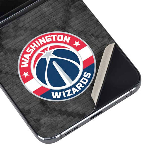 NBA Washington Wizards Black Rust Galaxy Z Flip5 5G Skin