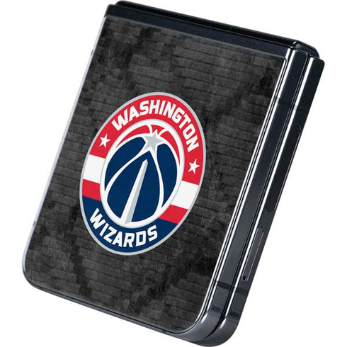 NBA Washington Wizards Black Rust Galaxy Z Flip5 5G Skin